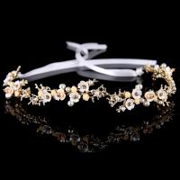 Women Hair Band Bowknot Hairband Wedding  Faux Pearl Crystal  - 2