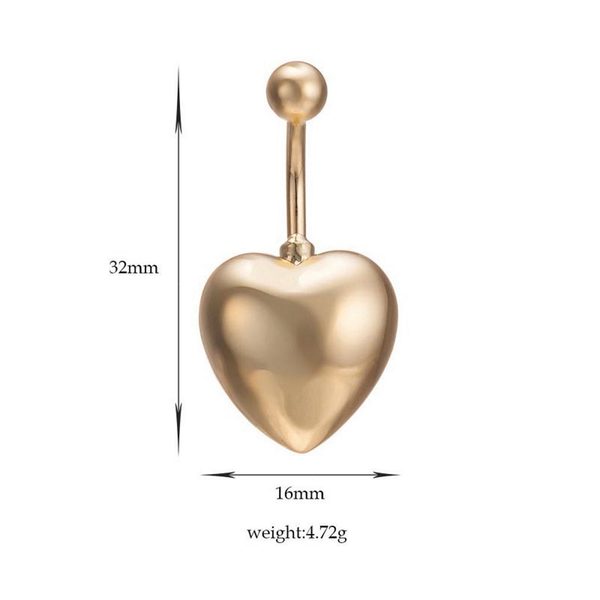 Navel Jewelry piercing 18K Gold Plated  - 2