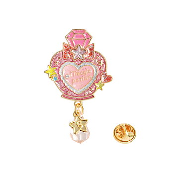 Brooch Crystal Heart 