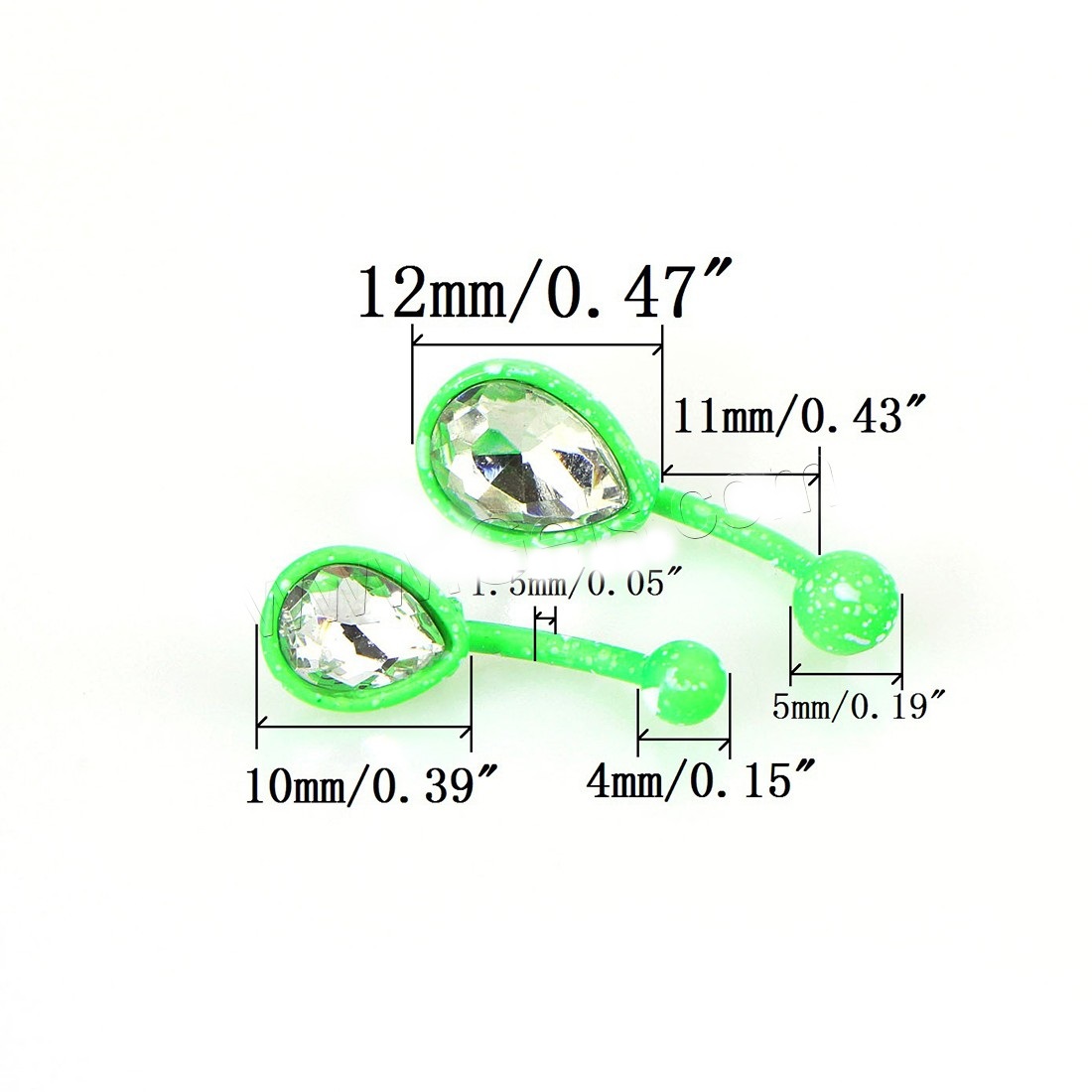 Navel Belly Button Ring Body Piercing Jewelry - 5
