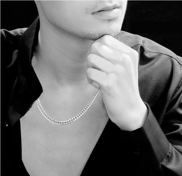 Rostfritt stål  GULD HALSBAND - 2