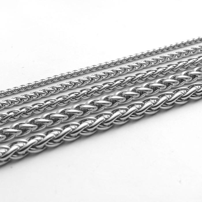 Rostfritt stål HALSBAND 6mm-500mm