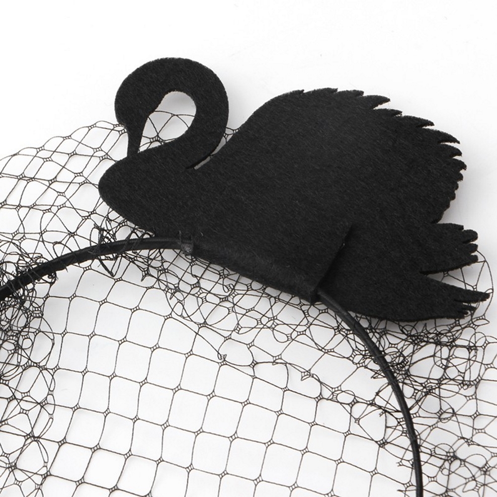 Halloween hatt hårband svan - 4