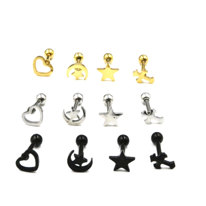  Tragus Piercing  Örhänge 1st - 2