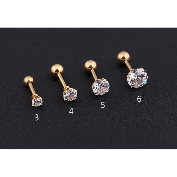Helix Tragus Piercing 1 ST - 3
