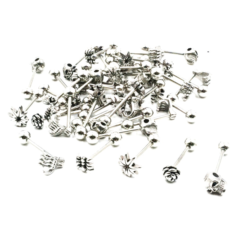Tungpiercing/Öronpiercing & Barbeller & Stavar - 5