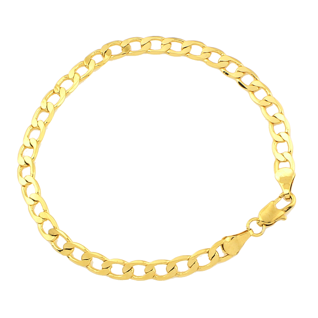 18K Guld FILLED gulddoublé armband 5mm*200mm - 3