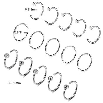Näsa ringar fake 3 st pack