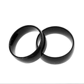 Rostfritt stål ring 8mm