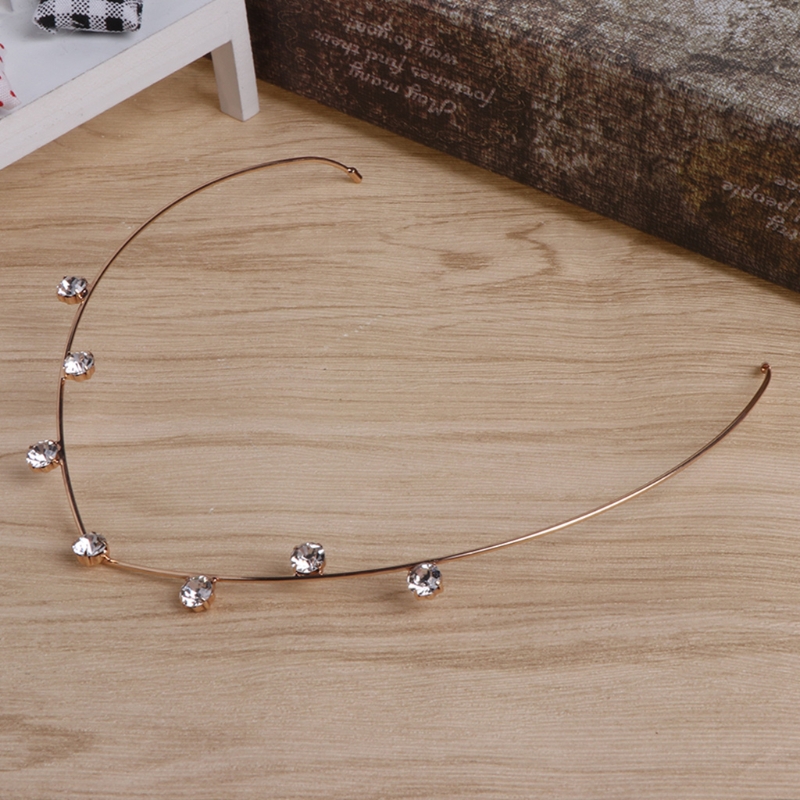 Women Hair Band Bowknot Hairband Wedding  Faux Pearl Crystal - 3