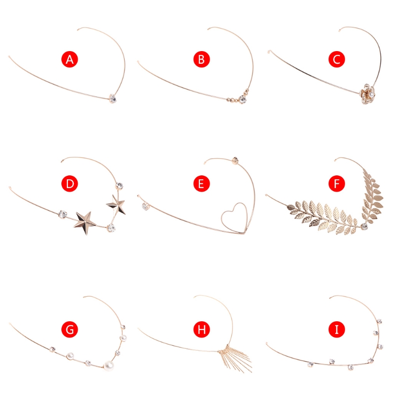 Women Hair Band Bowknot Hairband Wedding  Faux Pearl Crystal - 2