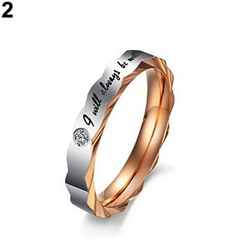 Rostfritt stål ring 