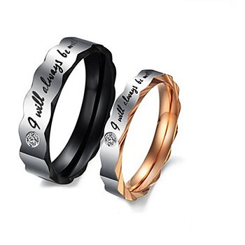Rostfritt stål ring 