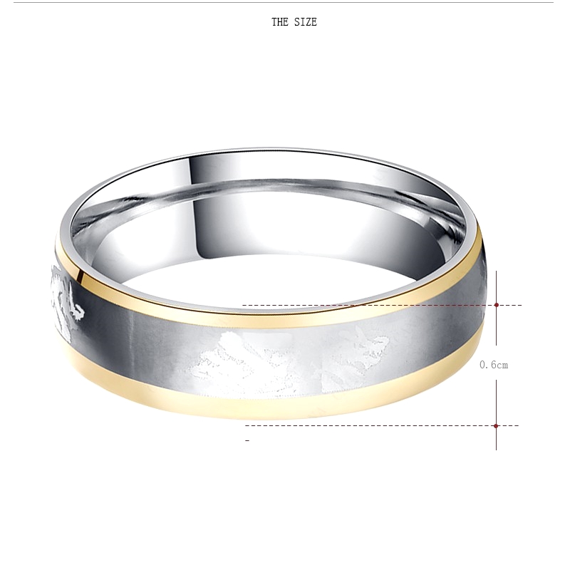 Rostfritt stål ring - 2