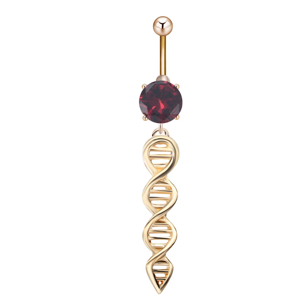Gold Plated Navel Belly Button Ring Body Piercing GOLD/SILVER