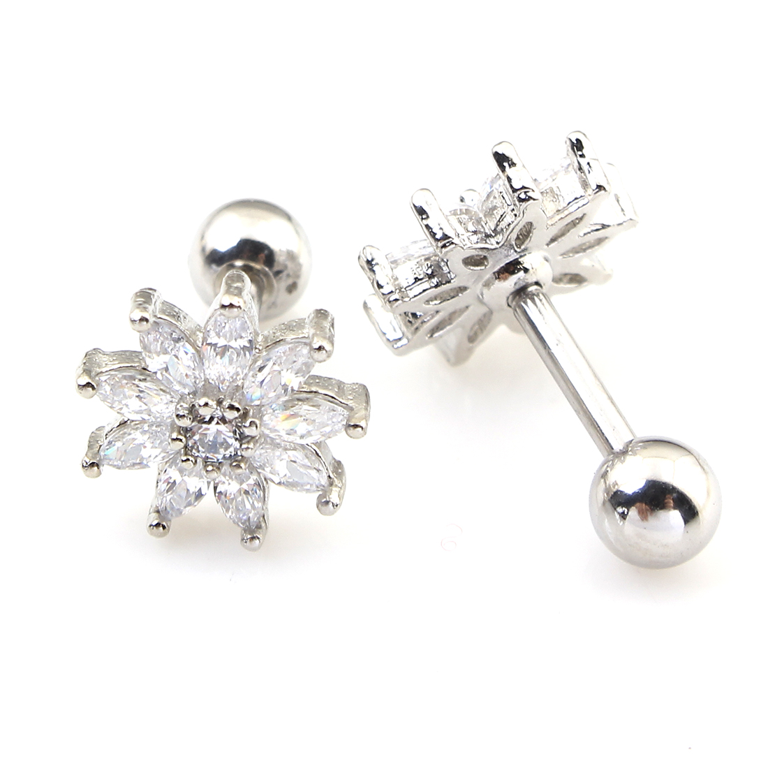  Tragus Piercing  Örhänge 1st CZ - 2