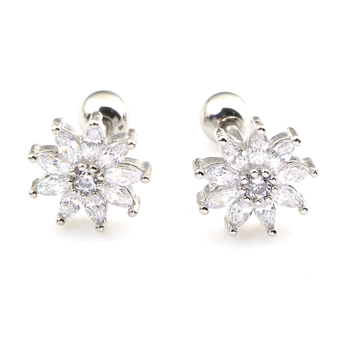  Tragus Piercing  Örhänge 1st CZ - 3