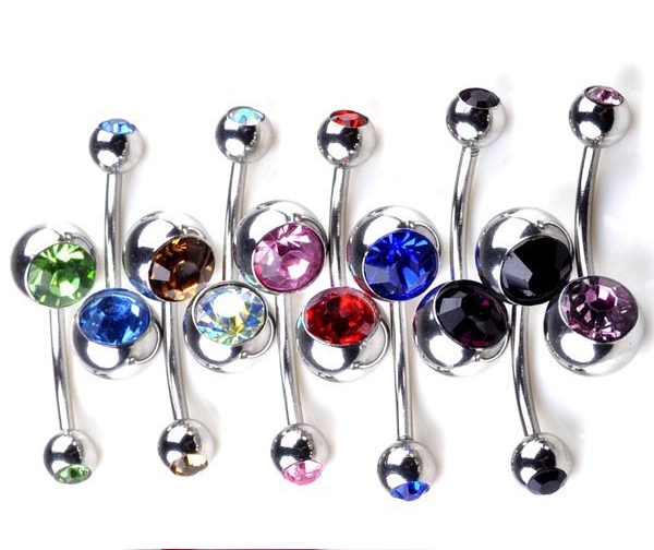 Navel Belly Button Ring Body Piercing Jewelry - 3
