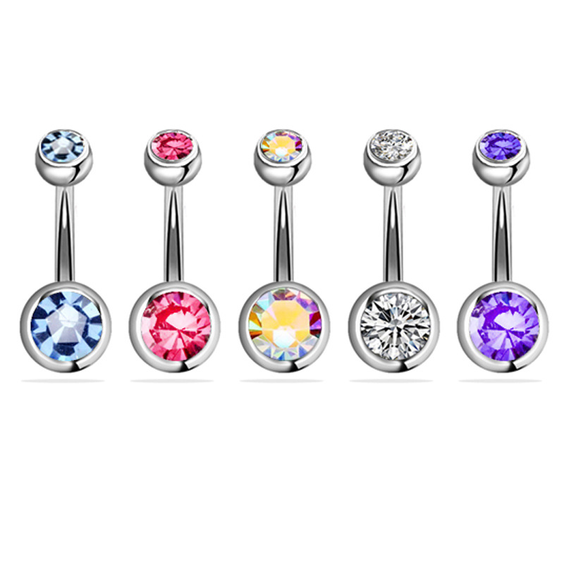 Navel Belly Button Ring Body Piercing Jewelry - 8