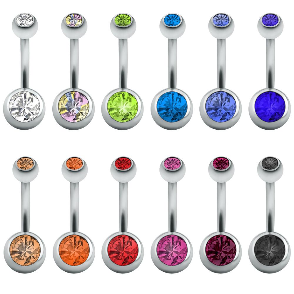 Navel Belly Button Ring Body Piercing Jewelry