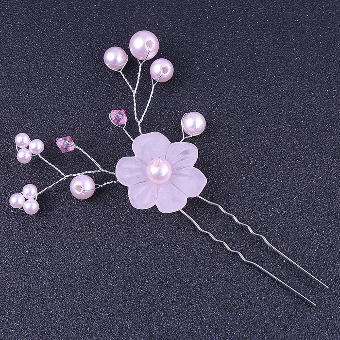 Rosa Hårnål Bröllops 1st