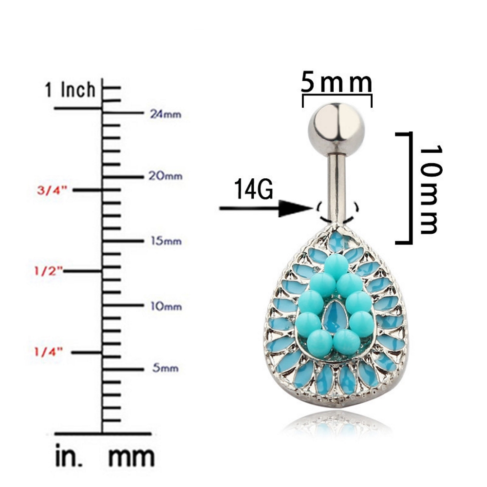 Navel Jewelry piercing 14 Gauge - 2