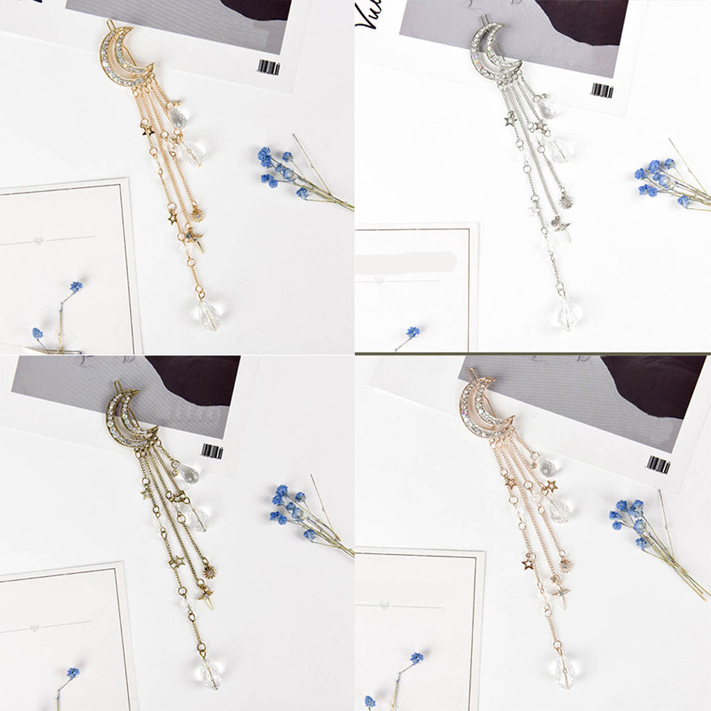 Bridal Pearl Flower Crystal Hair Pin - 3