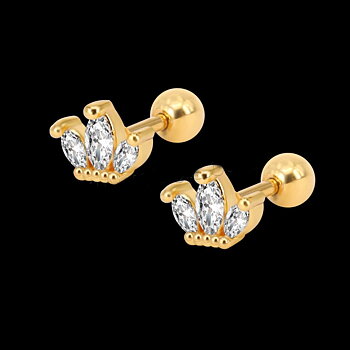  Tragus Piercing  Örhäng 1stn CZ
