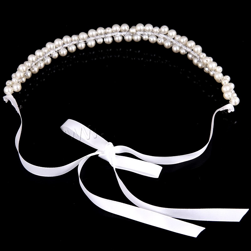 Women Hair Band Bowknot Hairband Wedding  Faux Pearl  - 3
