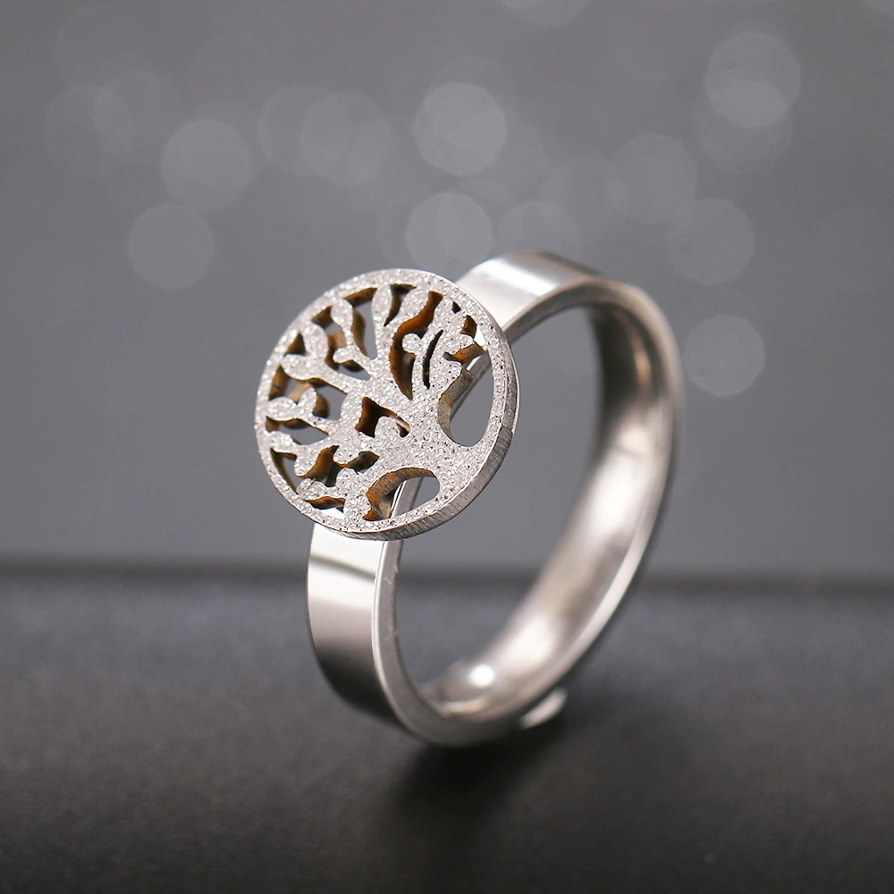 Rostfritt stål ring GULD, SILVER - 2