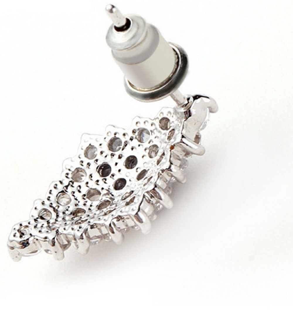 AAA örhängen zirkon 18K guldplätering - 6