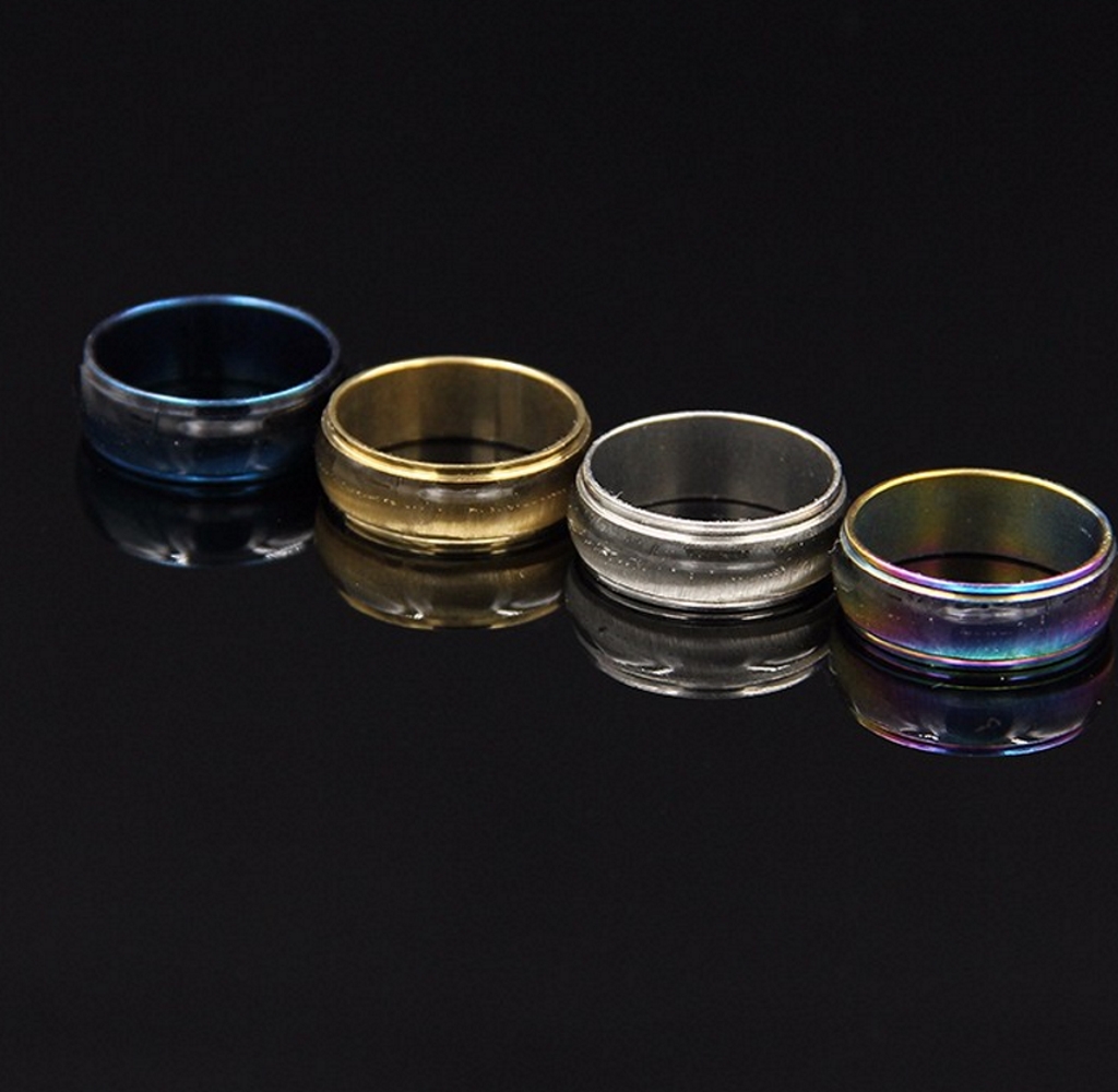 Rostfritt stål ring - 3