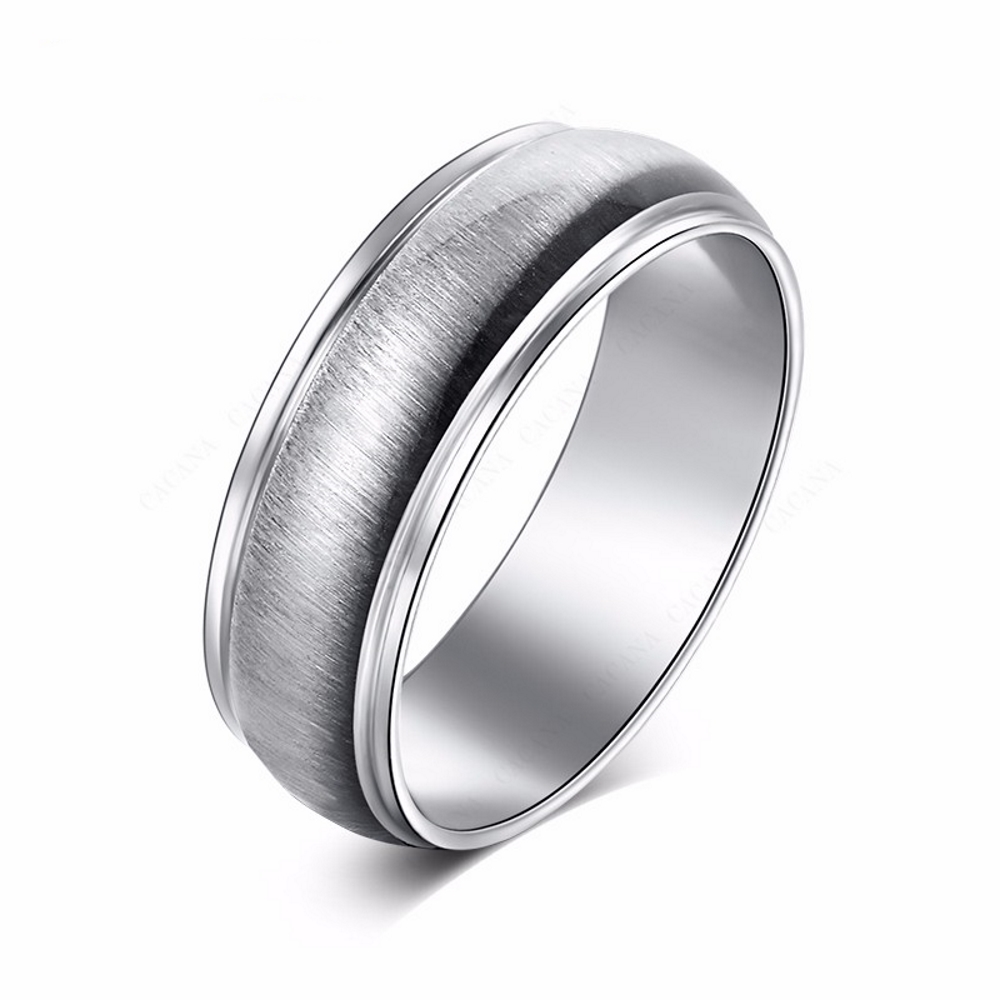Rostfritt stål ring - 6