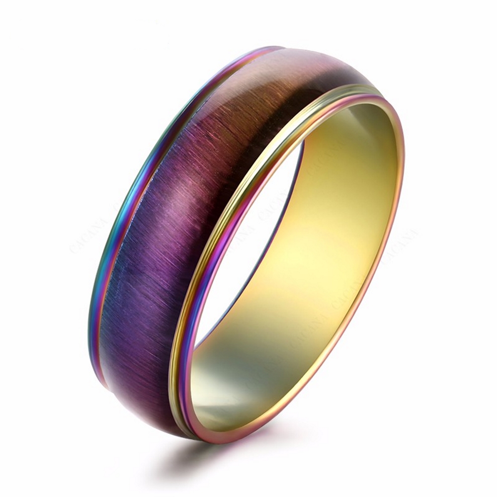 Rostfritt stål ring - 4
