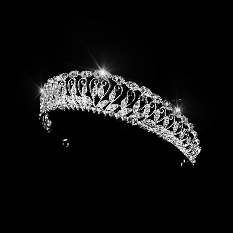 Crystal wedding hair crownl hair accessories - 3