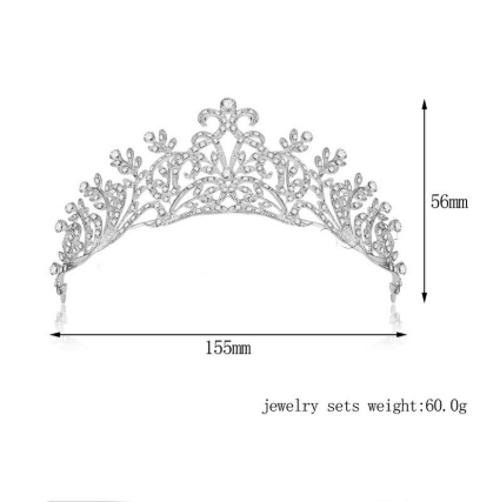 Crystal wedding hair crownl hair accessories - 2