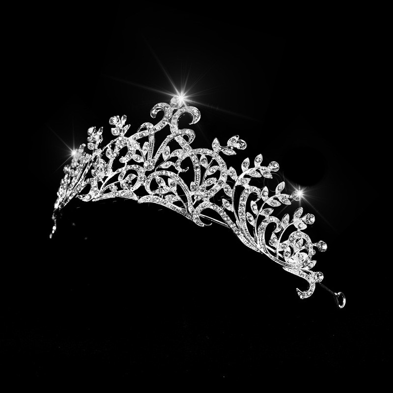 Crystal wedding hair crownl hair accessories - 4