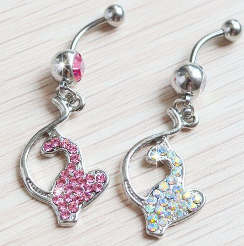Navel Belly Button Ring Body Piercing Jewelry
