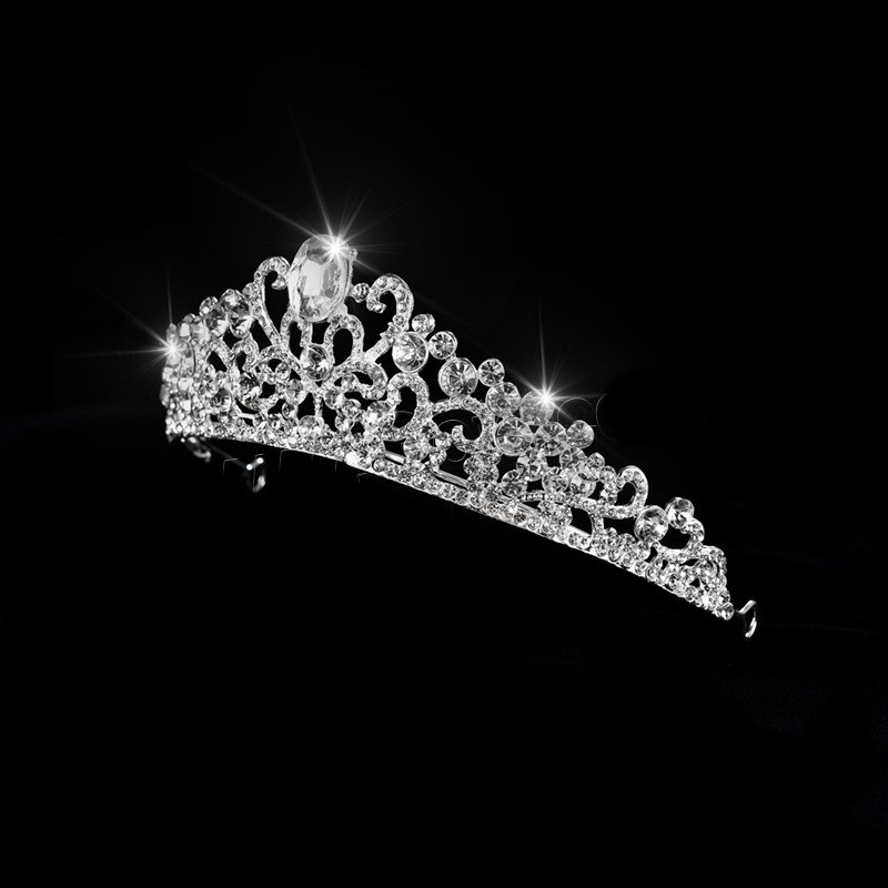 Crystal wedding hair crownl hair accessories - 3