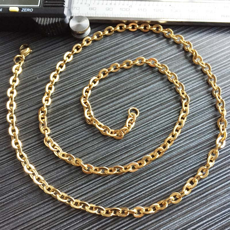 Rostfritt stål HALSBAND 5*600mm - 2