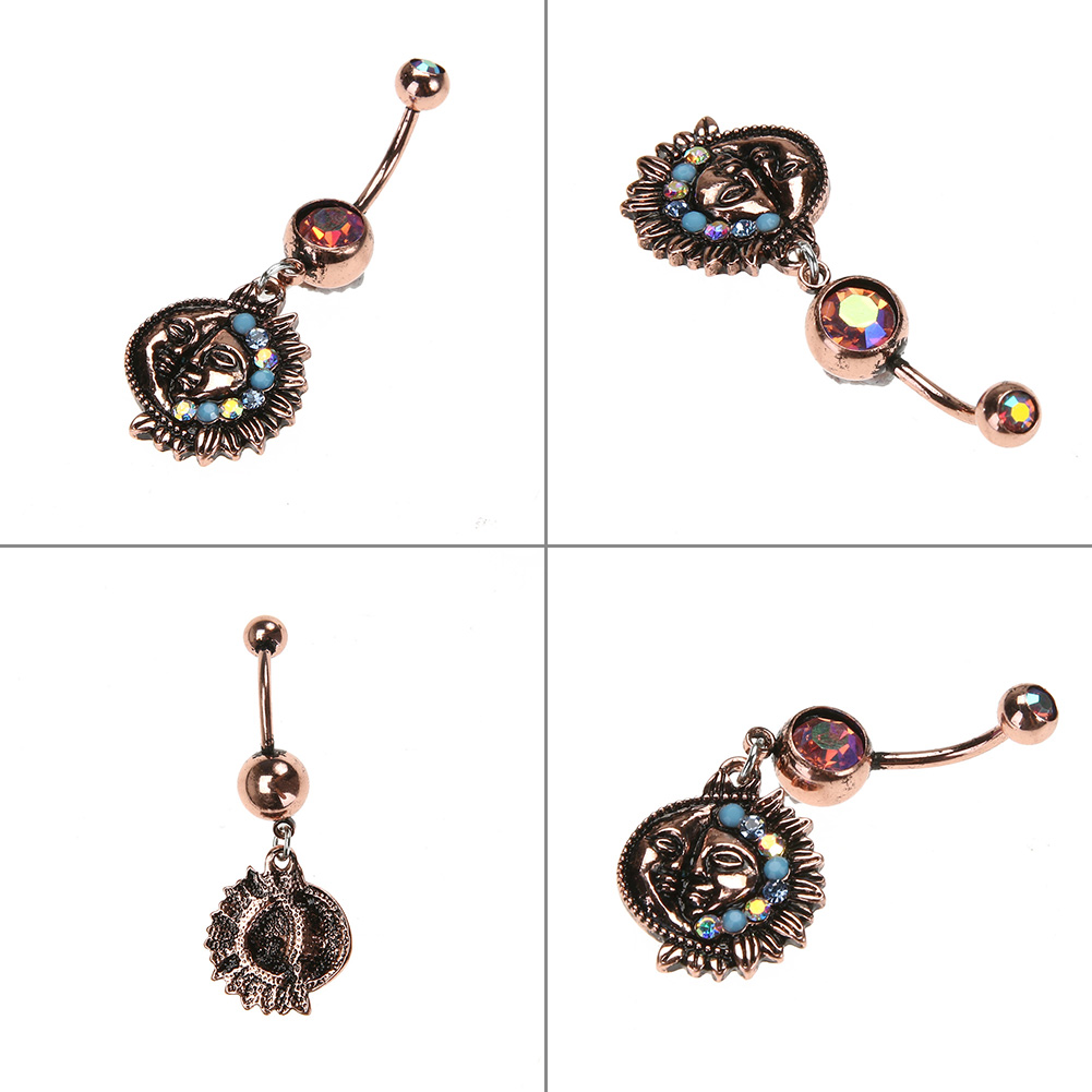 Navelpiercing Strass  - 4