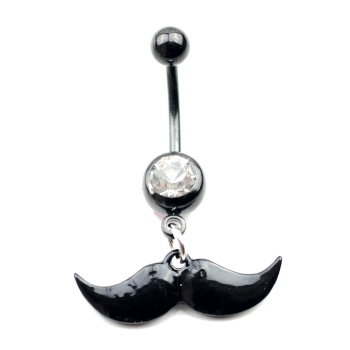 Navel Jewelry piercing 316L Stainless Steel mustache