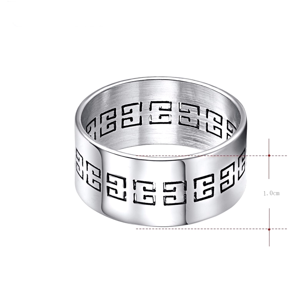 Rostfritt stål ring  - 2