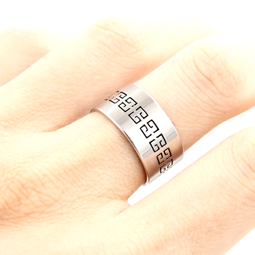 Rostfritt stål ring  - 3