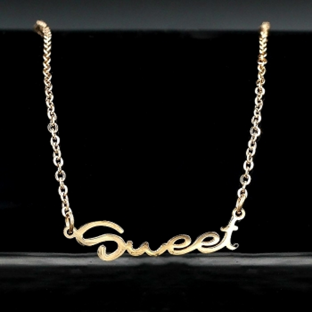 Rostfritt stål HALSBAND SWEET