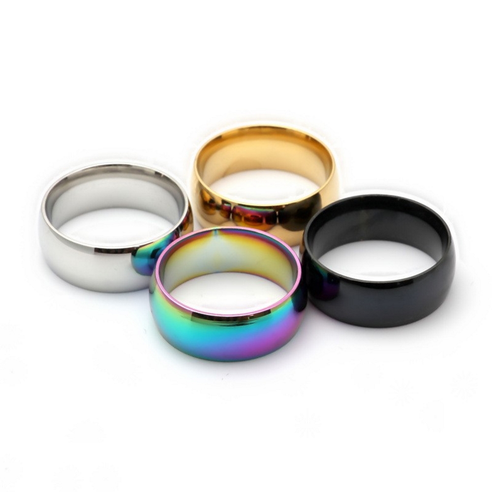 Stainless Steel Ring 8mm  - 2