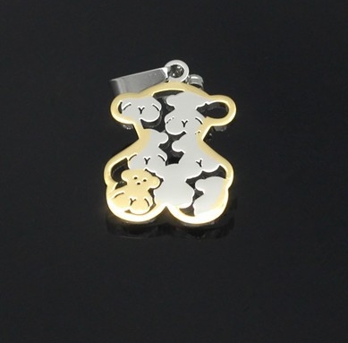 Stainless Steel Pendant & Pair of Stud Earrings (SET) - 3