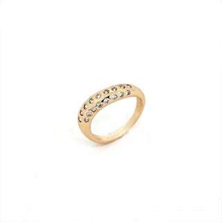 18k Gold Filled CZ RING - 2