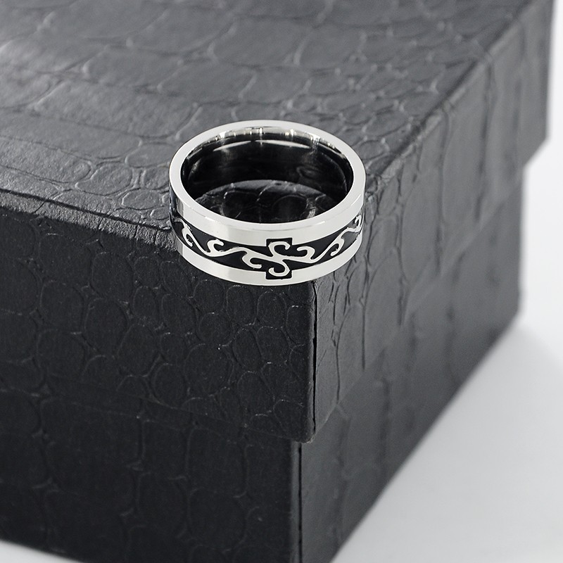Stainless Steel Ring Decorative pattern - 4