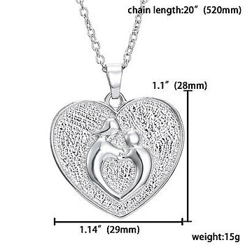 18K White Gold Filled NECKLACE